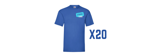 20 x T-Shirt Bundle with Print
