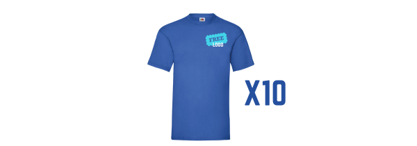 10 x T-Shirt Bundle with Print