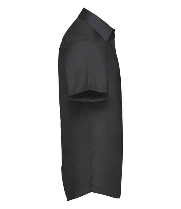 Russell Athletic Collection Short Sleeve Tailored Oxford Shirt