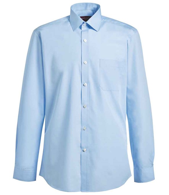 Brook Taverner Rapino Long Sleeve Poplin Shirt