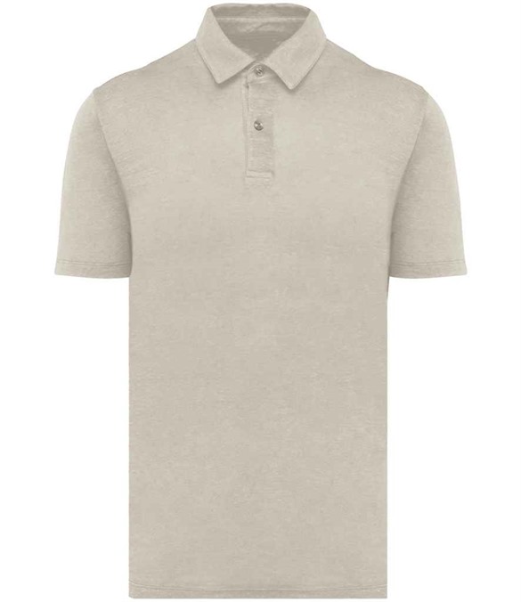 Spasso Knitted Linen Polo Shirt