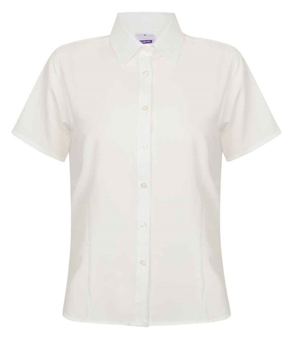 Henbury Ladies Short Sleeve Wicking Shirt