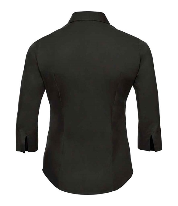 Russell Athletic Collection Ladies 3/4 Sleeve Easy Care Fitted Shirt