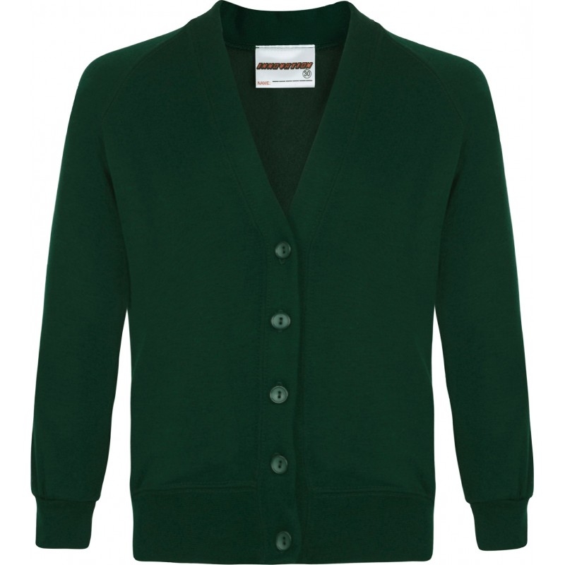 school cardigans with logo